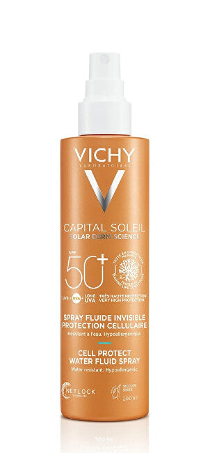 Waterproof fluid spray SPF 50+ Capital Soleil (Water Fluid Spray) 200 ml
