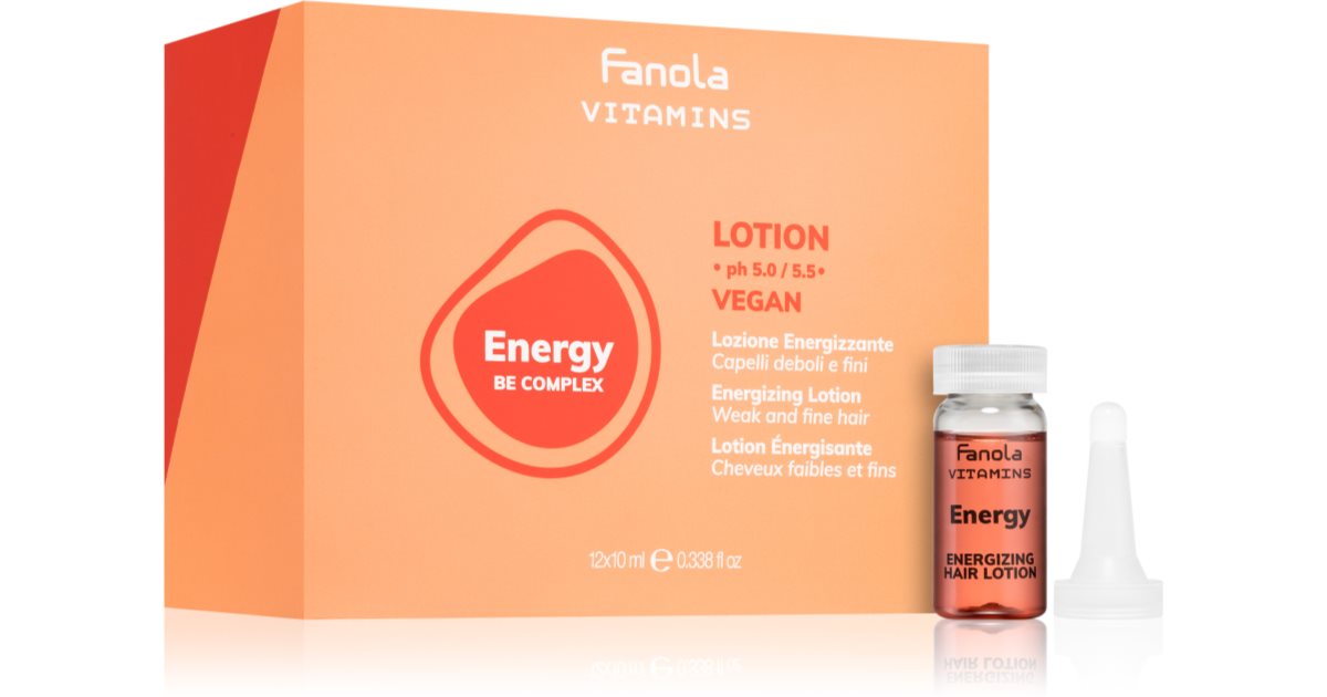 Fanola Vitamins Lozione Energetica Fiale 12x10ml