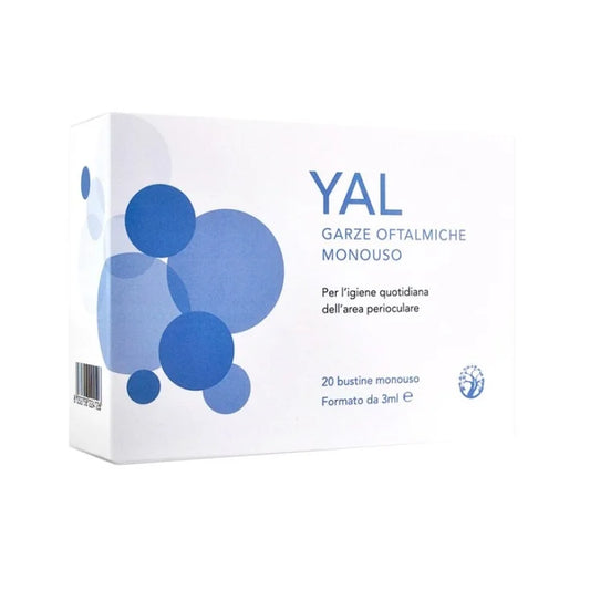 Abros srl Yal Salviettine Oftalmiche Monouso 20 Pezzi